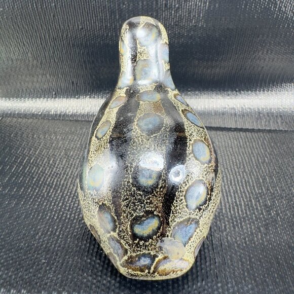 Vintage 1960s Chinese Ceramic Quail Figurine Hand Made Stoneware Pottery Bird - Picture 11 of 13